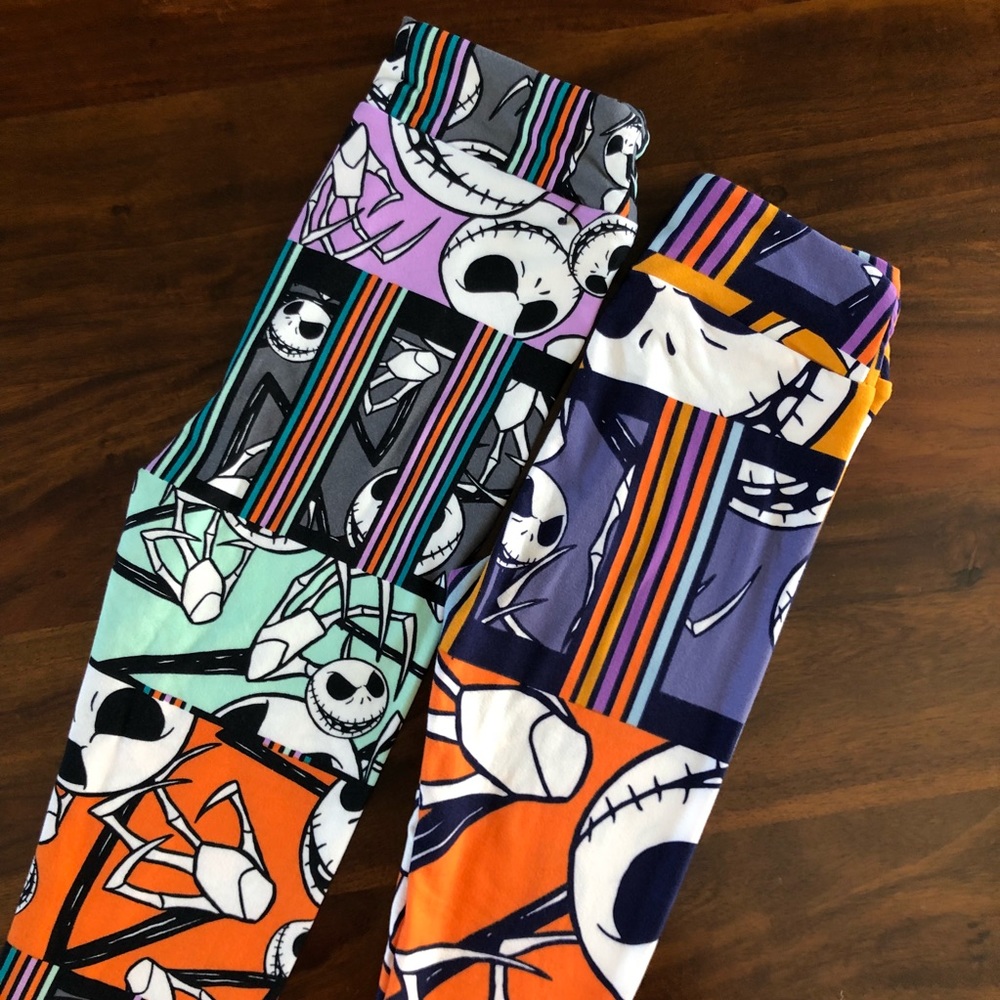 LuLaRoe Sister set!! Disney NBC leggings